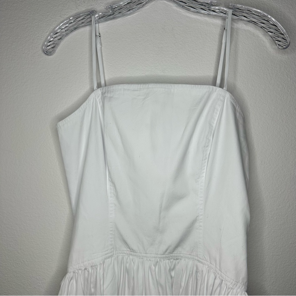 NWT Madewell White Spaghetti-Strap Maxi Dress, size 4 - Picture 6 of 12